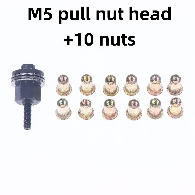 11Pcs Manual Riveter Nut Tool Accessory For Nuts M3 M4 M5 M6 M8 M10 M12 Simple Installation Hand Rivet Nut