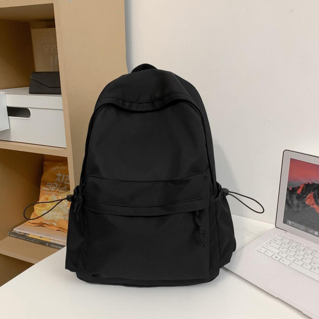 Japanische Schultasche für Studentinnen, koreanische Version, große Kapazität, einfacher einfarbiger Rucksack für Jungen der Unterstufe.