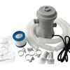 Above Ground Pool Filter Pump for Pools, 330 GPH 16W Water Small Swimming Kit Kit, Inflatable System Circulation & Filtration Cartridge