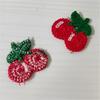 Sew On Fruit Applique Patches Set with Knit Cotton Texture, 20 Mini Fabric Patches for Clothes Bags Hats Shoes and Small Repair Coverups