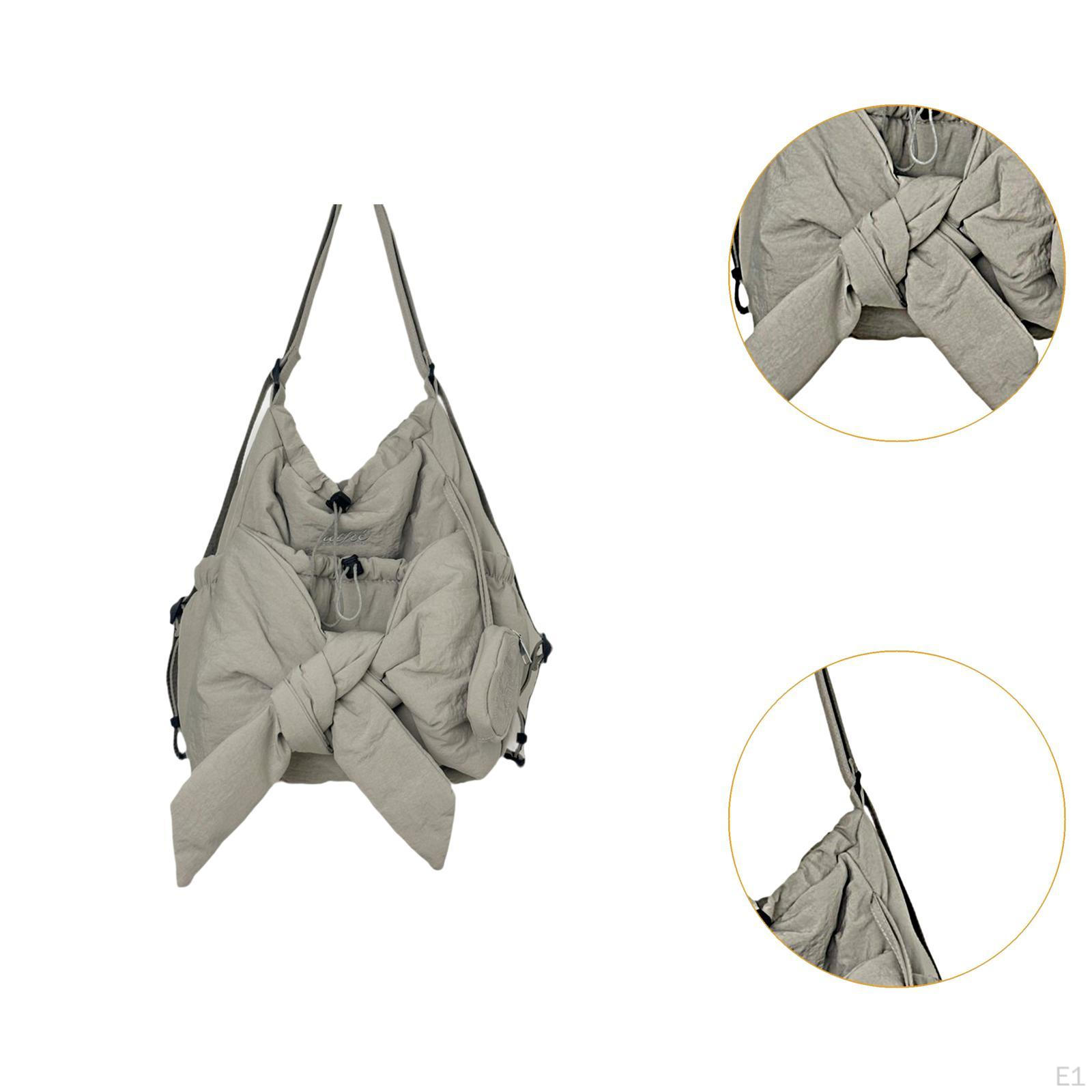 Рюкзак для женщин Рюкзак для девочек Bowknot Покупки На работу Спорт серый — фото 5