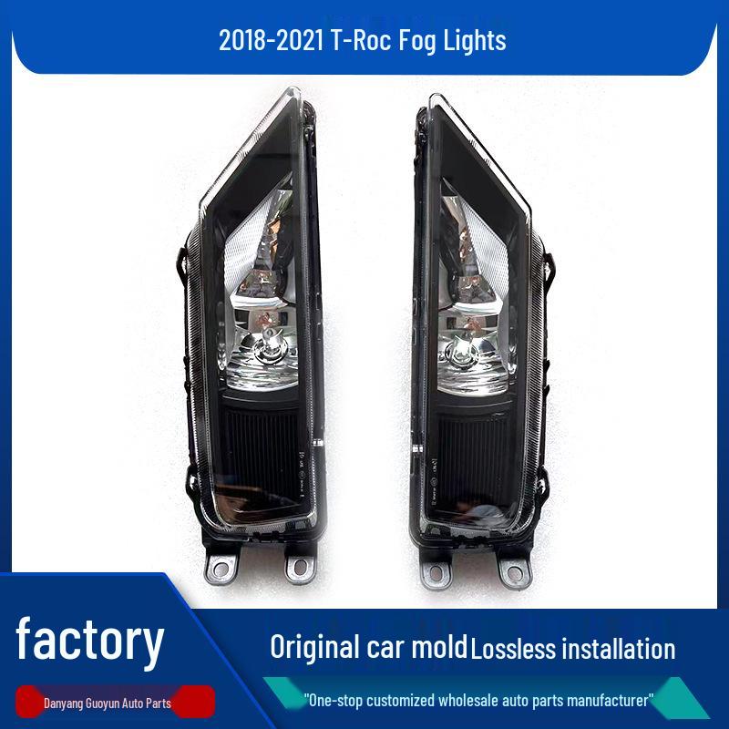 Fog Lights for 2018-2021 Tiguan & T-Roc Front Bumper