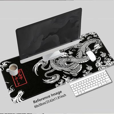 Cool Dragon Mouse Pad Game Console Pad Keyboard Mouse Pad Office Pad Desk Accessories Computer Laptop Pad Overlock