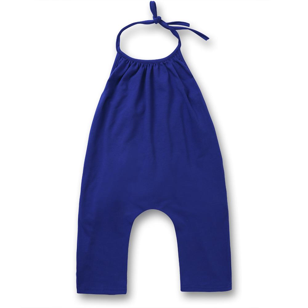 European & American Style Sleeveless Black Romper for Kids