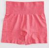 Summer High-Waisted Seamless Yoga Shorts for Running and Fitness