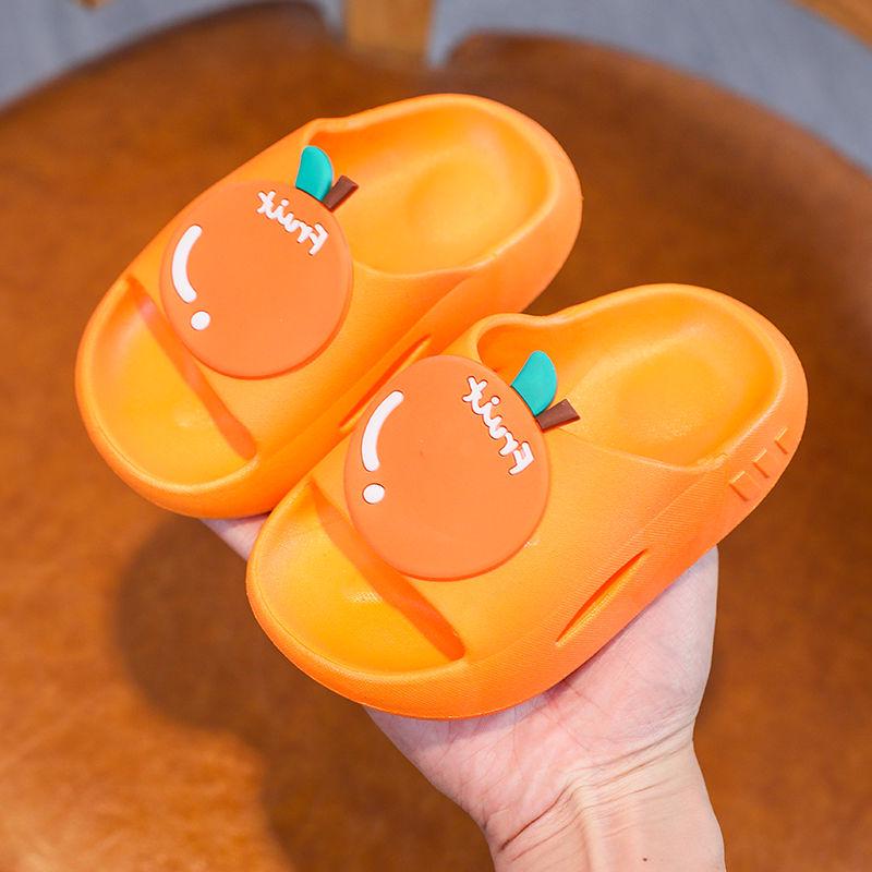 Kids' Cartoon Strawberry Non-slip Summer Slippers for Girls and Boys - Soft Sole Toddler Princess Shoes