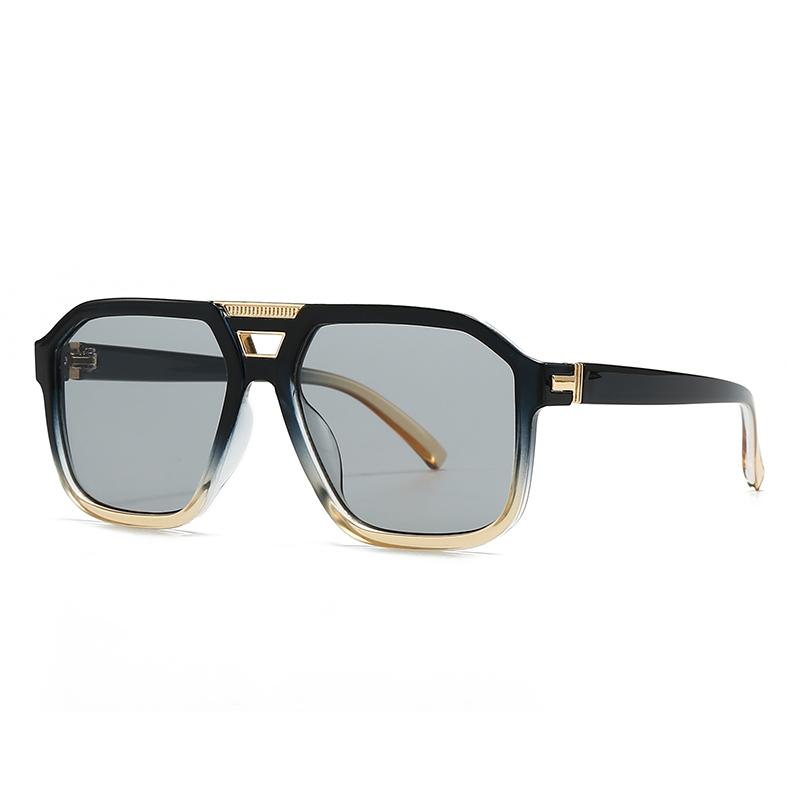  Export New Modern Retro Large Frame Men'S Sunglasses Ins Style Street Shooting Big Brand Ink Lh290