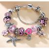 Womens Fashion DIY Bracelet With Dripping Oil Daisy Starfish Turtle Charms Zinc Alloy Adjustable Length