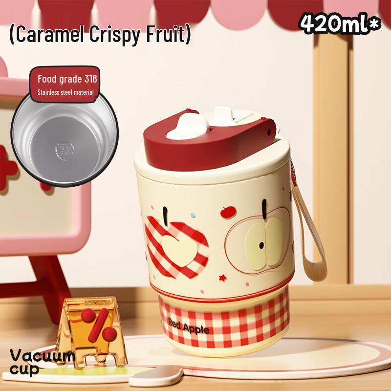 Mingchi Kids Cartoon Dual-Drink 316 SS Insulated Bottle