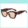 Leopard Cat Eye Sunglasses With Uv400 Protection For Outdoor Activities And Fashion