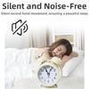 Creative Retro Alarm Clock Super Loud Bell Alarm Clock Novelty Silent Table Clock  Clock Ornament