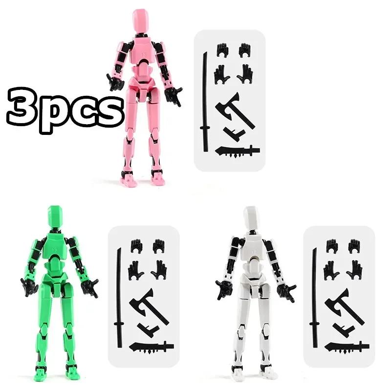 2/3/9PCS-Lucky Puppets 13 Doll,Multiple Styling Combinations Robot Model,Cheap Holiday Gift,Cool Robot Doll Desktop Decoration