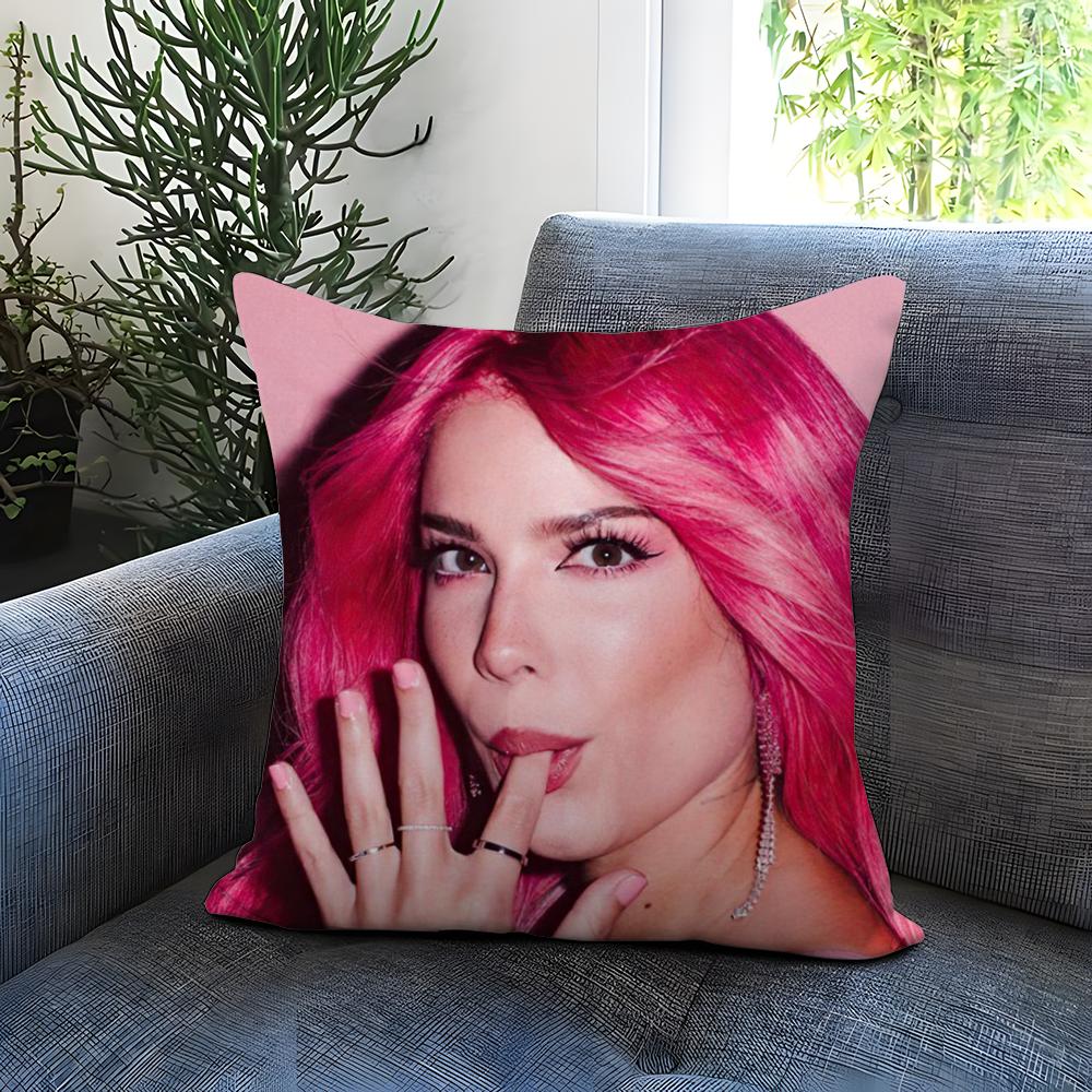 Popular H-HHalsey Cushion Cover Comfortable Reversible Pillow Cover Ideal for Car Sofa Bedroom & Beyond