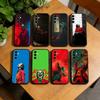 Film Joker Clown Telefoonhoesje Voor Samsung Galaxy A73,A72,A71,A70,A53,A52,A51,Anderen Zwart Zacht Hoesje