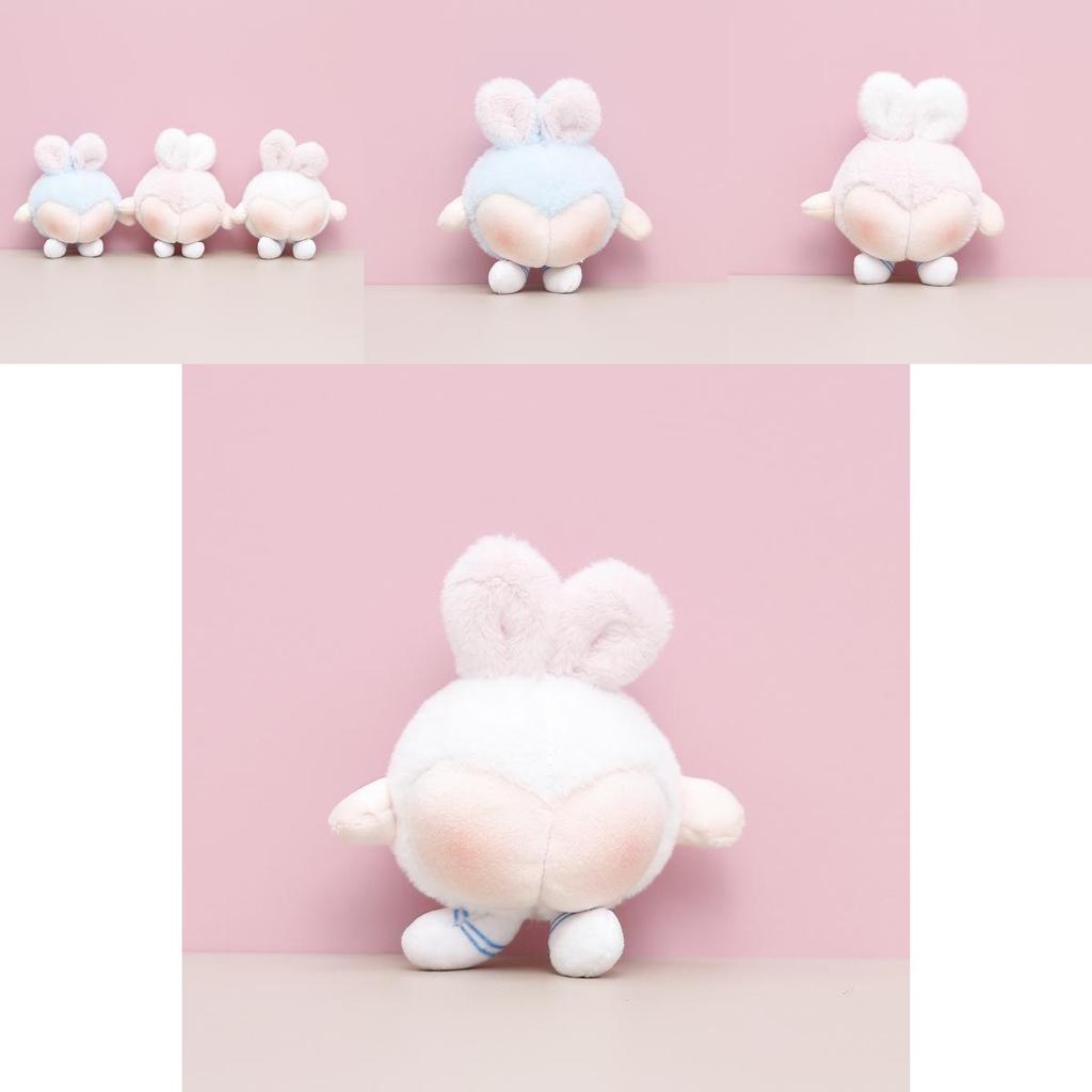 Adorable Plush Rabbit Butt Keychain Cute Stuffed Animal Doll For Wedding Gifts