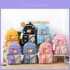 Stylish Lightweight Large Capacity School Backpack For Middle High College Students In Purple Yellow Blue Pink Colors