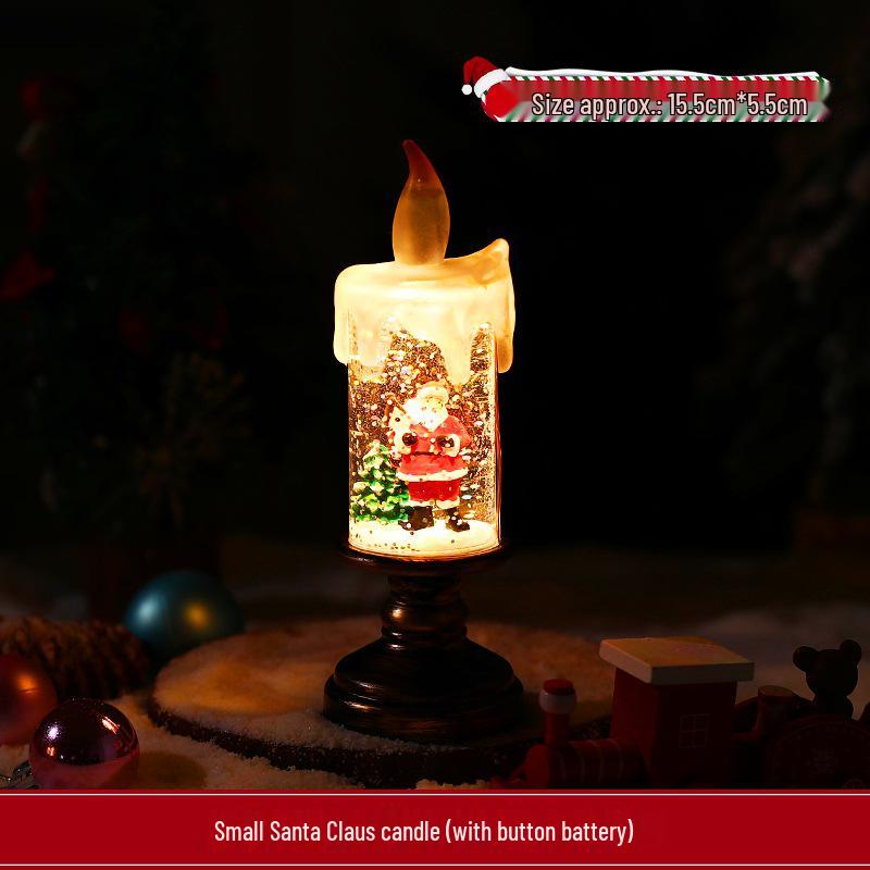 Cross-Border Christmas Candle Night Lights and Photo Prop Decorations