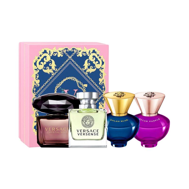 Versace Heart-warming women s mini perfume , concentrated perfume EDP light perfume EDT pomegranate grapefruit four- 26756110-four piece set