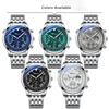 Chenxi Men's Quartz Watch Luminous Chronograph Calendar Waterproof Stainless Steel Strap Business Casual Men Watches