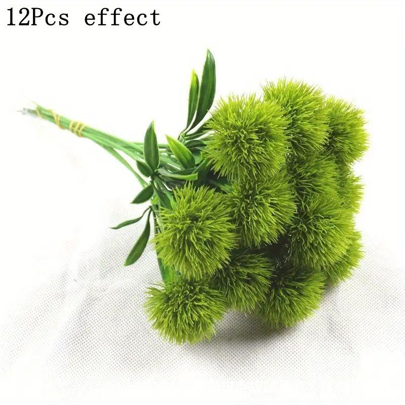3/6/12Pcs 28cm  Silk Dandelion Artificial Flower Plant Bouquet for Home Decor Wedding Decorative Party Table Vase Decoration