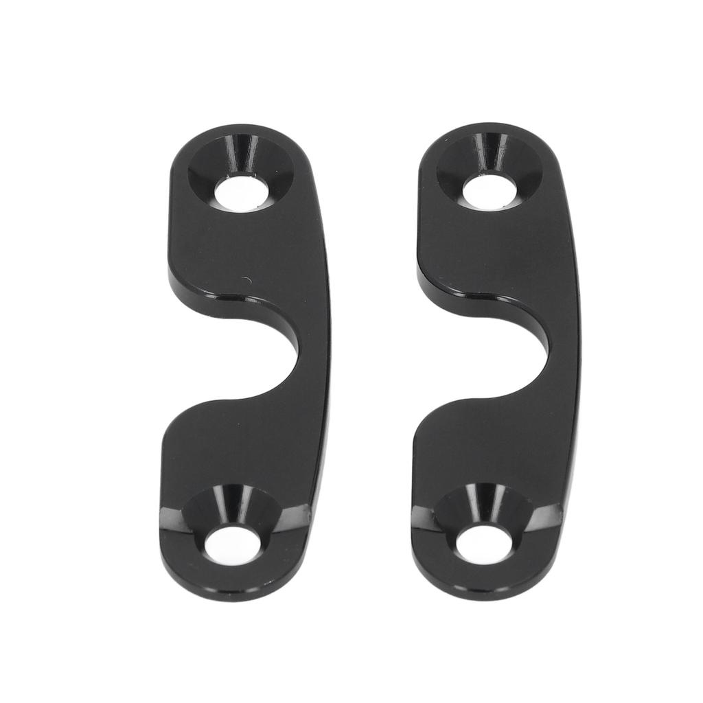 Verbessertes Sonnenblenden-Reparaturset Aluminiumlegierung Hochleistungs-Sonnenblenden-Befestigungsclips für JK 2018 für JL JLU 2018 2023