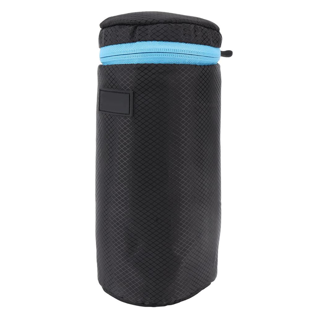 Camera Lens Protective Pouch Neoprene Waterproof Lens Case Bag with Zipper for DSLR Camera XL