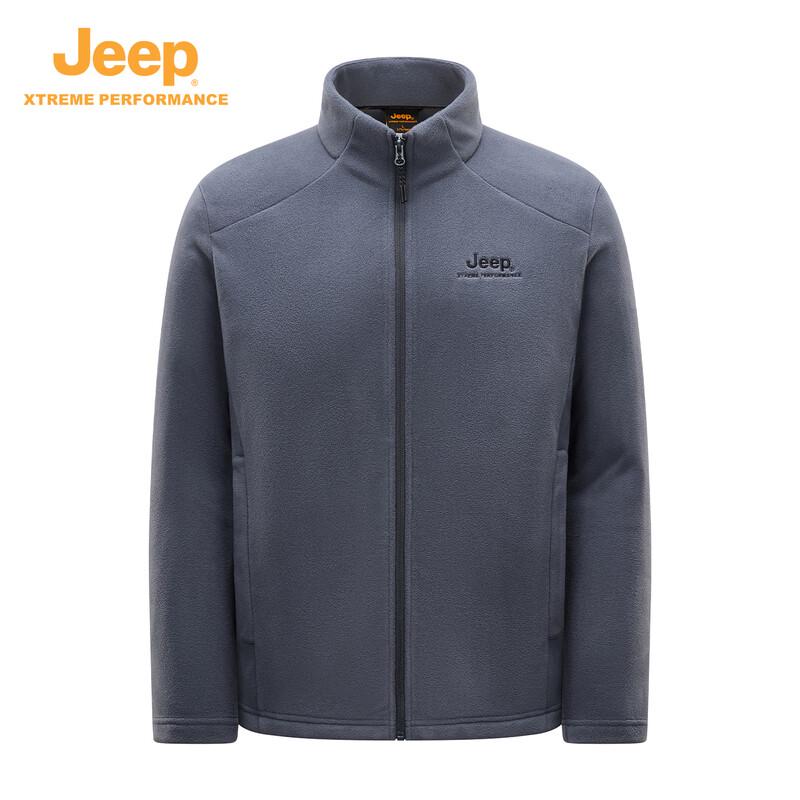 JEEP Men's Fleece Lined Stand Collar Jacket