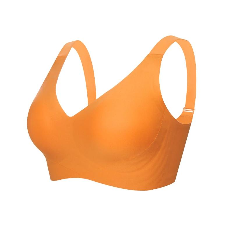 Sutien Mărimi Mari pentru Femei Sutien Fără Cusături Fără Sârmă Suport Ridicare Braletă M-4XL