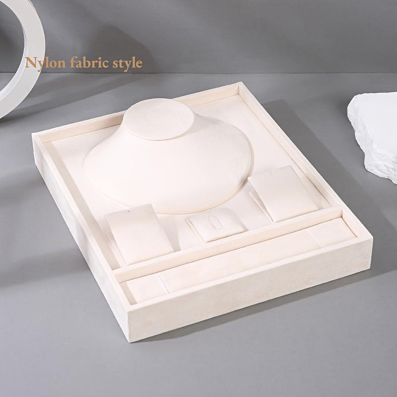 PGY Elegantes Schmuckset-Ausstellungsständer Multifunktionaler Schmuckhalter Organizer Halskette Ring Ohrring Kombinationsset Aufbewahrungsschale