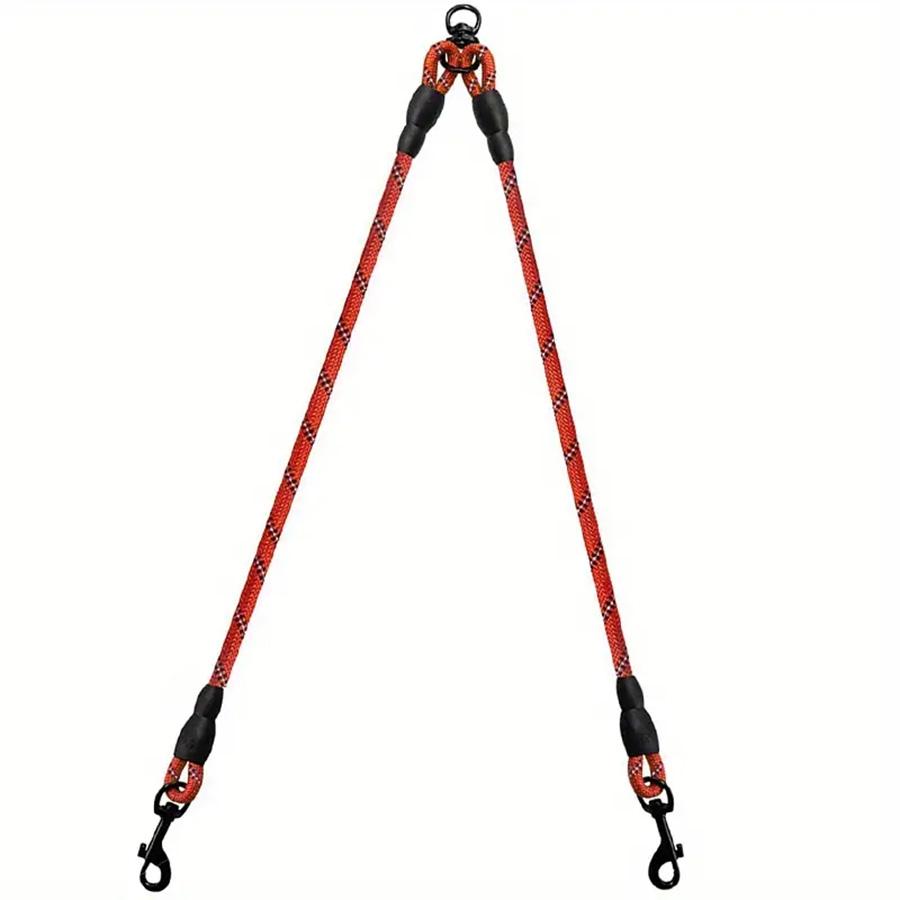 Dual Dog Leash - 360 Swivel No Tangle Walking Leash for Small Dogs - Double the Fun and Safety On Walks