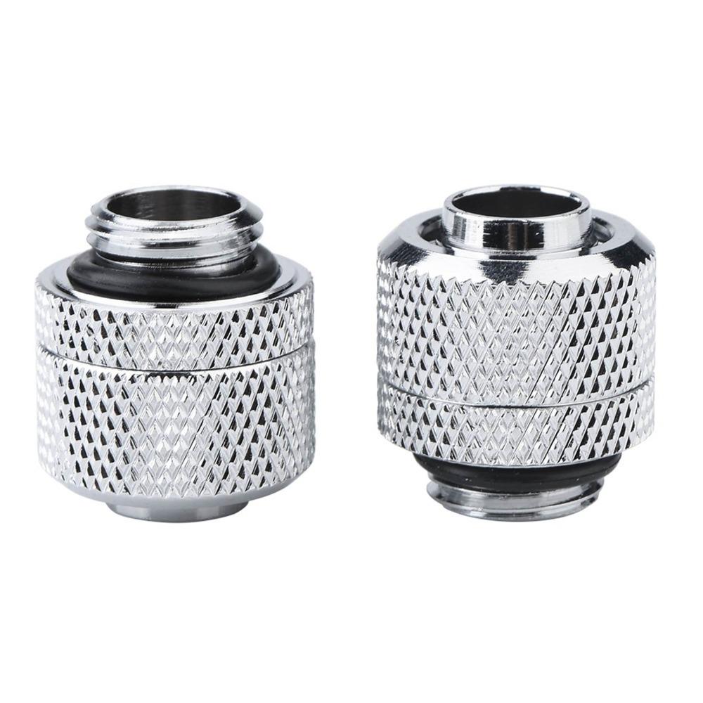 2PCS G1/4 Thread Water Cooling Fitting Two Touch Design Tube Connector  Hard Tubing System