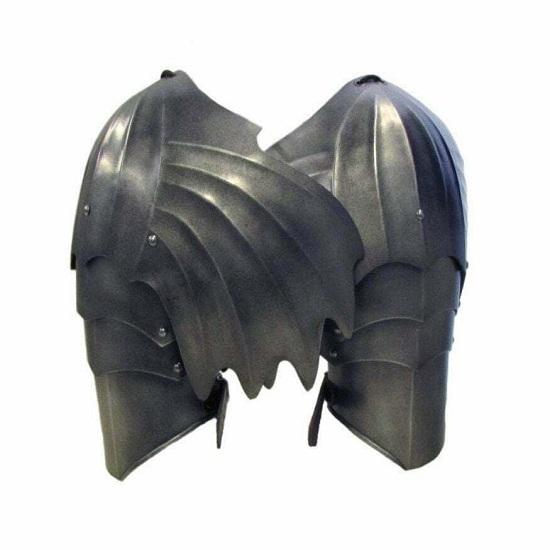 18GA стальные средневековые наплечники готическая крылатая пара наплечников LARP плечо — фото 2