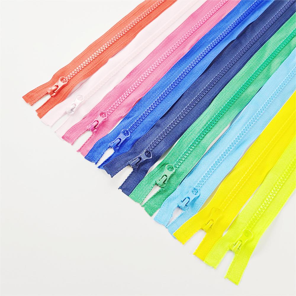#5 Resin Plastic zippers Multi-color Automatic Locking Zipper Edges Big Teeth Zipper Jacket Jacket Clothing Accessories 6CM