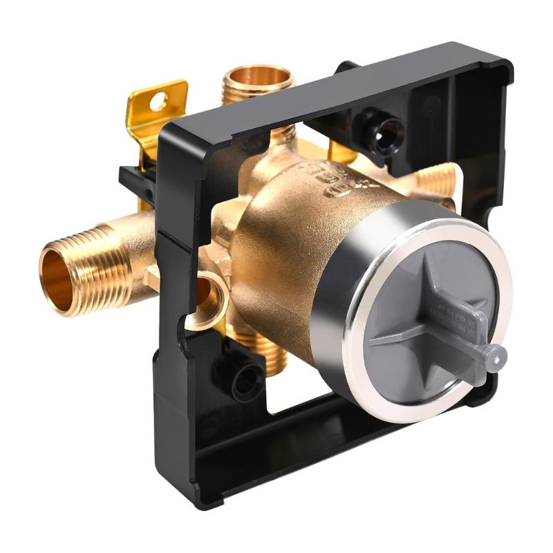 Bathroom Concealed Valves Diverter Universals Tub and Shower Valves Body for Shower Faucet Decoration Kits Easy to Install 1