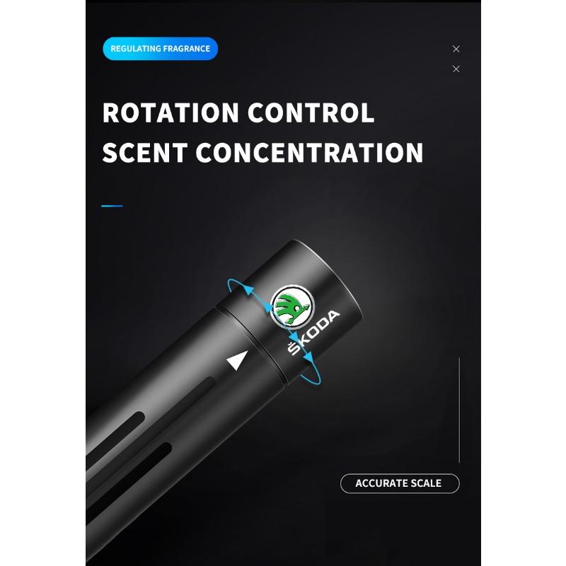 Auto Goods Car Air Freshener Outlet Air Vent Perfume Diffuser for Skoda S Fabia 1 2 A4 A5 Octavia A7 RS Superb Rapid Yeti Karoq Vision