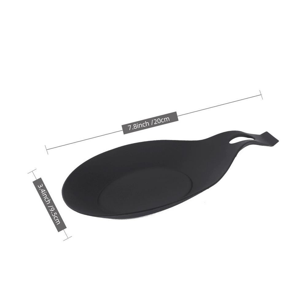 New Silicone Heat Resistant Spoon Shelf Rest Utensil Spatula Holder Gadget Kitchen Storage Tool Scoop Bracket Stand
