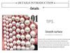 Mixed Pearl Thread Strands 6-12mm for Handmade Jewelry, Customizable Length