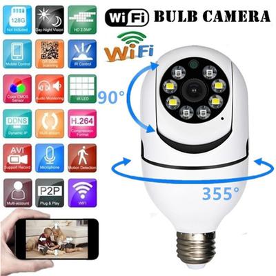 1080P 200W E27 2,4 GHz & 5Ghz Wifi IP Kamera Outdoor Digital Zoom AI Menschliches Erkennen drahtlose Kamera Sicherheit CCTV Kamera