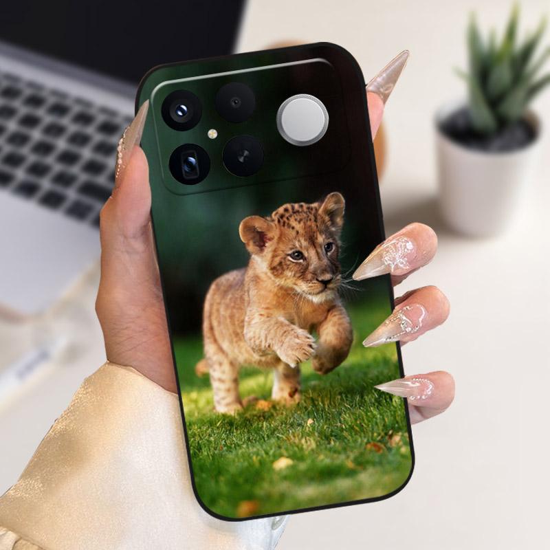 Etui do POCO F8 Ultra Modne Odporne na Wstrząsy Pokrowiec na Telefon Silikonowe Miękkie Zderzak TPU Dla Xiaomi POCO F8Ultra Powłoka Fundas Kreskówka Capa