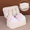 Travel Storage Bag Portable Underwear Pantyhose  Socks Organizing Pouch  Double Layer Large Capacity Luggage Bag Travel Essentials