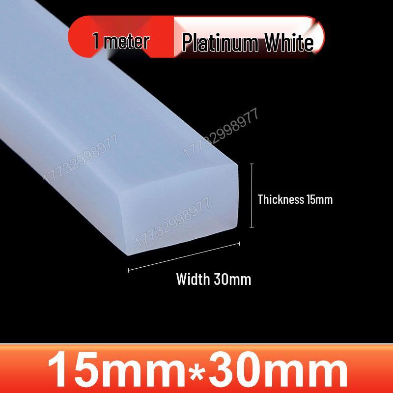 High-Temperature Resistant Transparent Silicone Rubber Sealing Strip