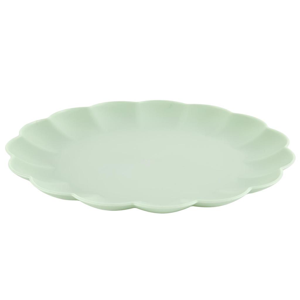 Iris Dinner Plate 25.5 Cm Made Of Pp Plastic, Light Green