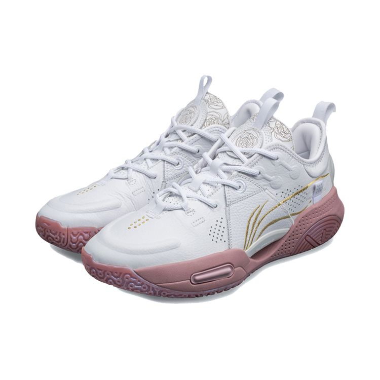 Li Ning All City 9 Leather Synthetic Shock Absorption Non-Slip Wear-Resistant Breathable Support Rebound Low-Top Basketball Shoes ABAR077-3