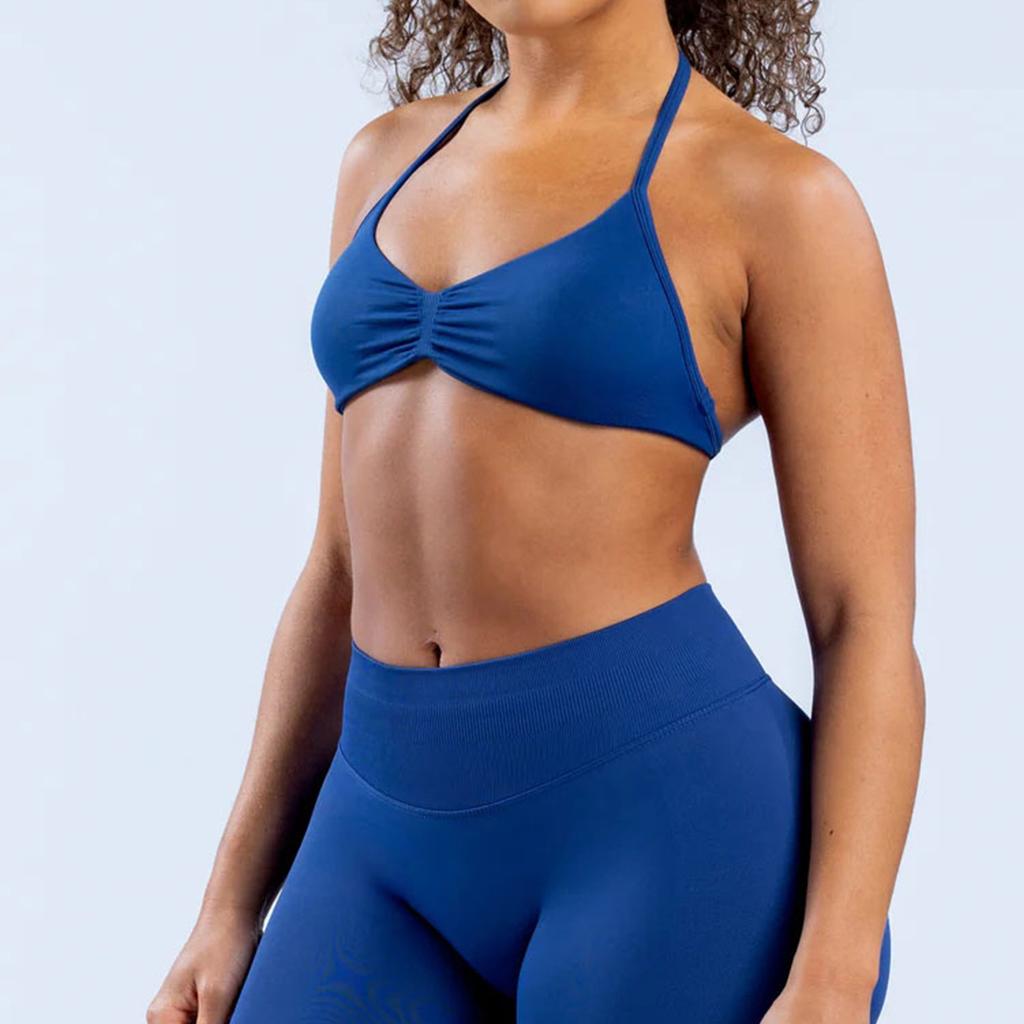 High Elasticity Seamless Yoga Halter Bra, Beautiful Back Sports Bra, Women'S Sports Bra, Women'S Sports Bra