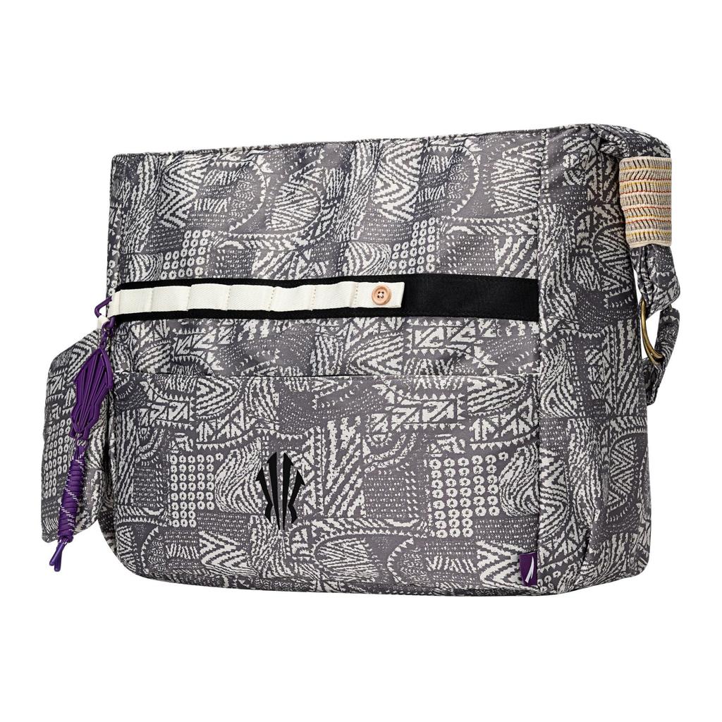 New Anta Basketball Collection Polyester Jacquard Fabric Combo Bag Crossbody Bag Regular Unisex Dark Gray 192531142-1