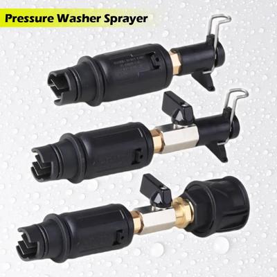 Boquilla rociadora para lavadora de alta presión, conexión rápida, ángulo ajustable de 3000 PSI para conector Krcher de 8/9 mm, boquilla para lavadora de automóviles