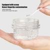 1Pcs 100/150/200/300Ml Plastic Empty Transparent Wide-Mouth Jar With Lid Cosmetic Makeup Cream Jar Loose Powder Pots Travel