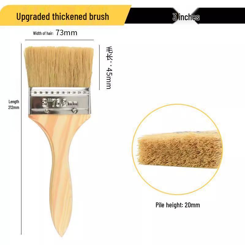 Non-Shedding, Heat-Resistant Barbecue and Pancake Oil Brush