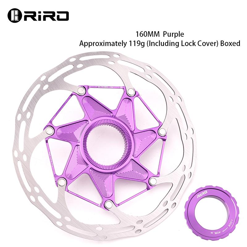 RIRO Center Lock Bike Disc 140MM 160MM  Brake Rotor Floating Structure Disc High Strength Heat- dissipation Bike Brake Rotor