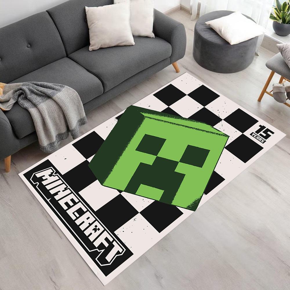 Minecraft Floor Mat Design for Bedrooms Kitchen Foyer Decorate room Anti-slip Rug Anime Office Decor Wedding Party Gift